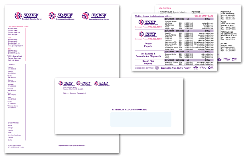 DHX stationery