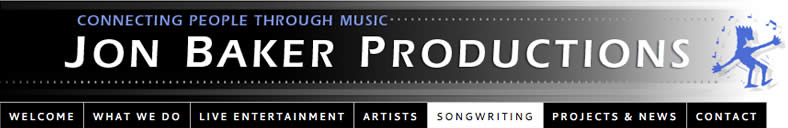 website header showing music man logo