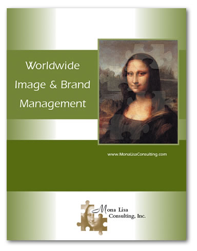 Mona Lisa presentation folder front view
